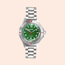 Load image into Gallery viewer, Vostok Amphibian Classic 74093B Mount Elbrus With Auto-Self Winding Watches