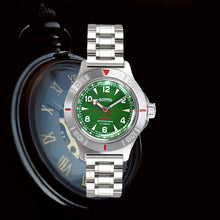 Load image into Gallery viewer, Vostok Amphibian Classic 74093B Mount Elbrus With Auto-Self Winding Watches
