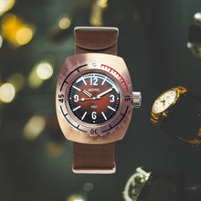 Load image into Gallery viewer, Vostok Amphibian Classic 90818B 1967 Bronze With Auto-Self Winding Watches
