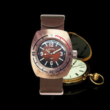 Load image into Gallery viewer, Vostok Amphibian Classic 90818B 1967 Bronze With Auto-Self Winding Watches
