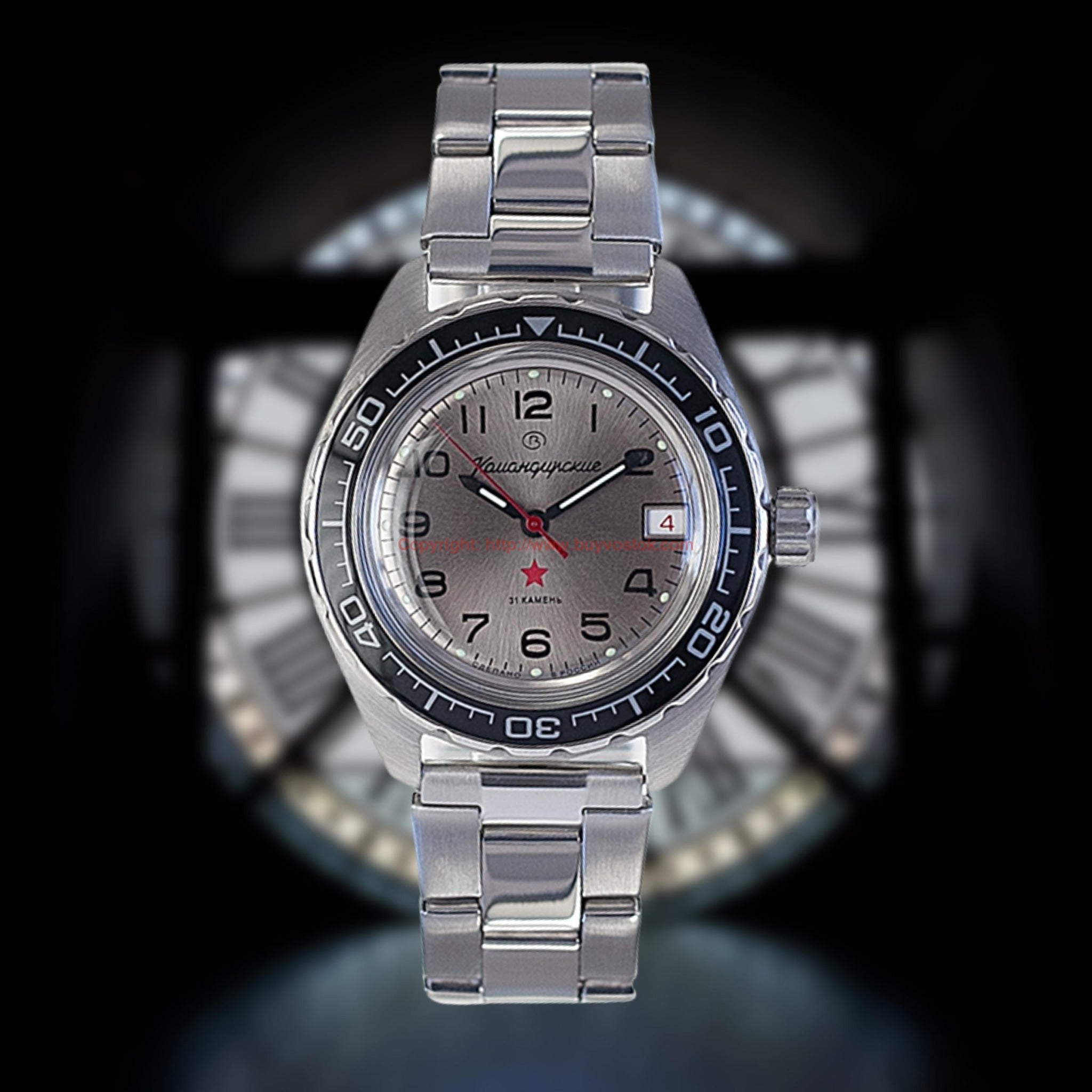 AUTOMATIK VOSTOK KOMANDIRSKIE RETRO 02038A 20 ATM DE