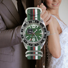 Load image into Gallery viewer, Vostok Komandirskie 03097A With Auto-Self Winding + Nylon (Zulu) Strap Watches