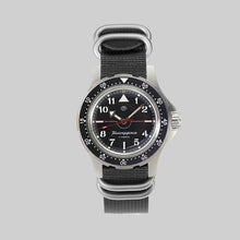 Load image into Gallery viewer, Vostok Komandirskie 18022A With Auto-Self Winding Nylon (Zulu) Strap Watches
