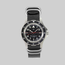 Load image into Gallery viewer, Vostok Komandirskie 18022A With Auto-Self Winding Nylon (Zulu) Strap Watches