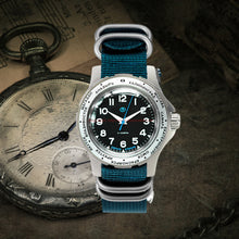 Load image into Gallery viewer, Vostok Komandirskie 18022B With Auto-Self Winding + Nylon (Zulu) Strap Watches
