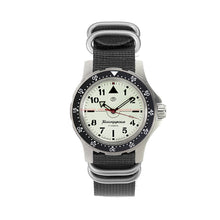 Load image into Gallery viewer, Vostok Komandirskie 18028A With Auto-Self Winding Full Lume Dial + Hands Nylon (Zulu) Strap Watches