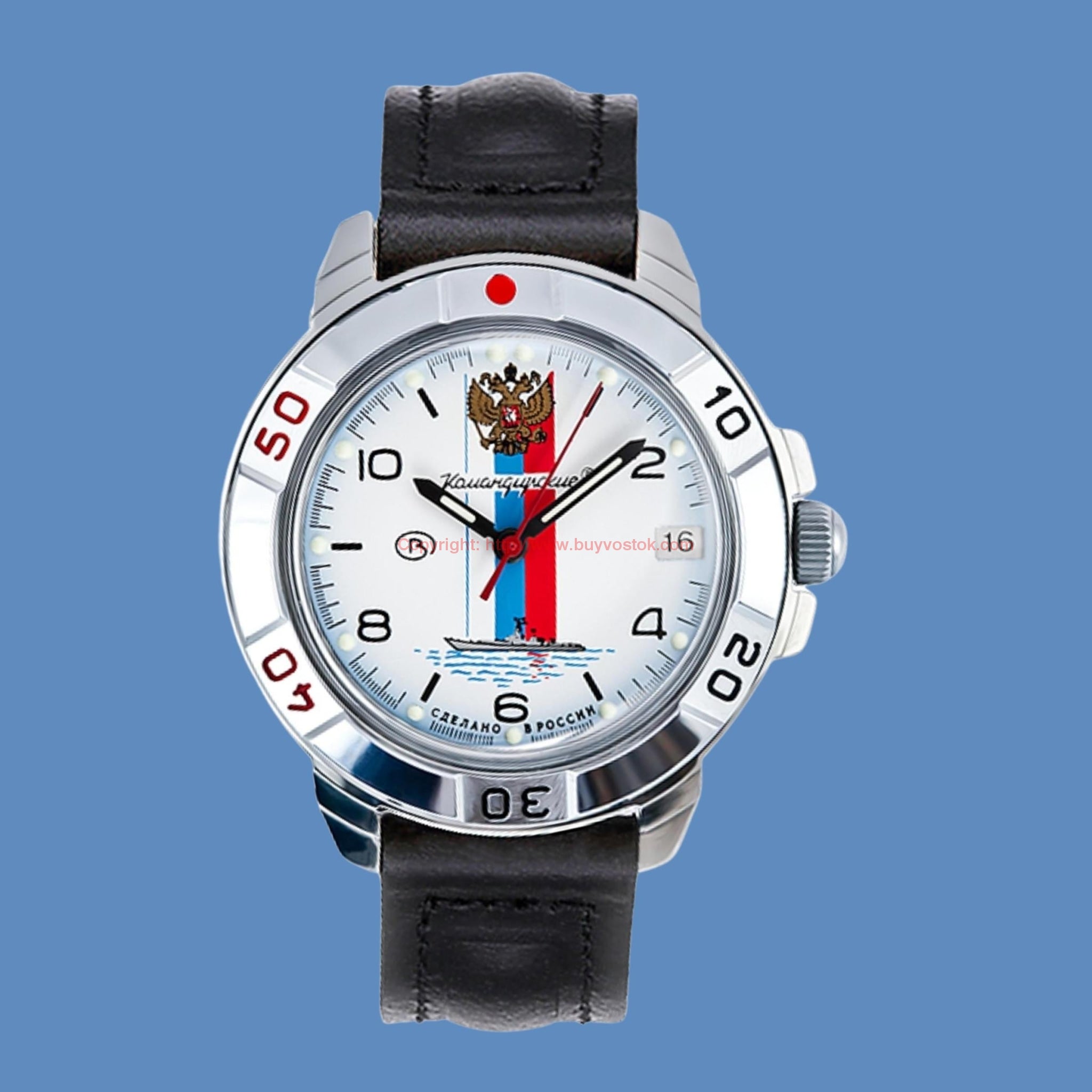 VOSTOK KOMANDIRSKIE 420289 Automatische Russische Militäruhr - USA