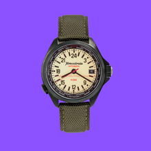 Load image into Gallery viewer, Vostok Komandirskie K-34 476965 With Auto-Self Winding Super Luminova - Full Lume Mineral Glass
