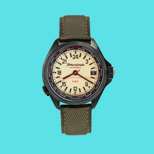 Load image into Gallery viewer, Vostok Komandirskie K-34 476965 With Auto-Self Winding Super Luminova - Full Lume Mineral Glass