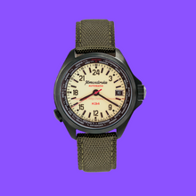 Load image into Gallery viewer, Vostok Komandirskie K-34 476965 With Auto-Self Winding Super Luminova - Full Lume Mineral Glass