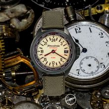 Load image into Gallery viewer, Vostok Komandirskie K-34 476965 With Auto-Self Winding Super Luminova - Full Lume Mineral Glass